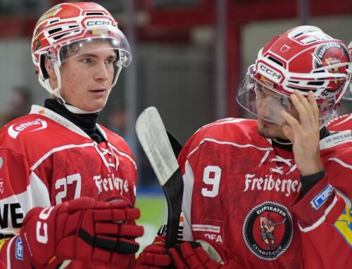 Eispiraten holen nächsten Auswärtspunkt in Nauheim beim 3:2 n.V.