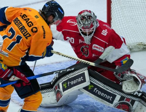 Lausitzer Füchse vs. Eispiraten Crimmitschau 3:2 n.V. (2:2,0:0,0:0,1:0)